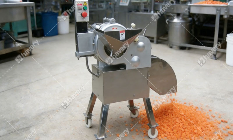 How To Cut Carrots Into Cubes By Carrot Cube Cutting Machine?