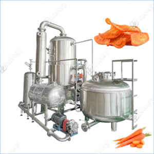 carrot chips vacuum fryer