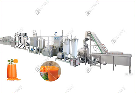 carrot juice production line