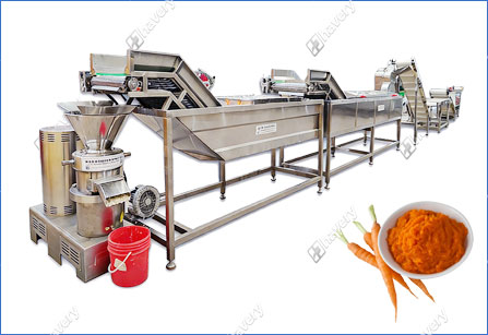 carrot paste production line