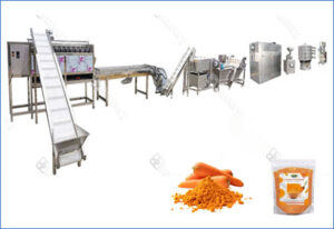 carrot powder production line
